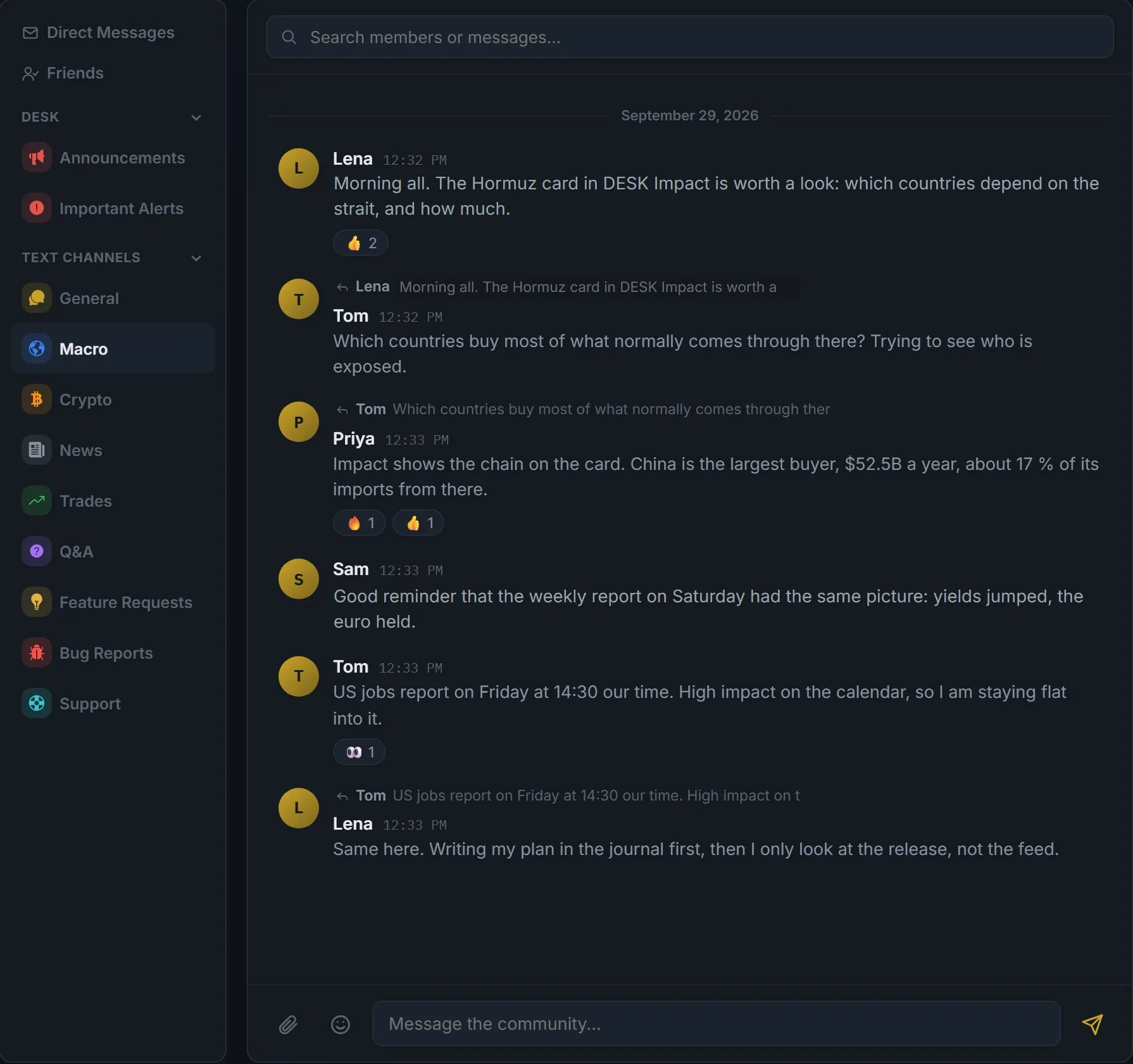 The community on the web
